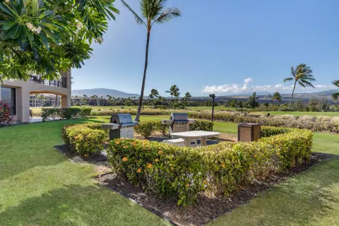 Outdoor grilling area at Bay Club At Waikoloa Beach Resort, The