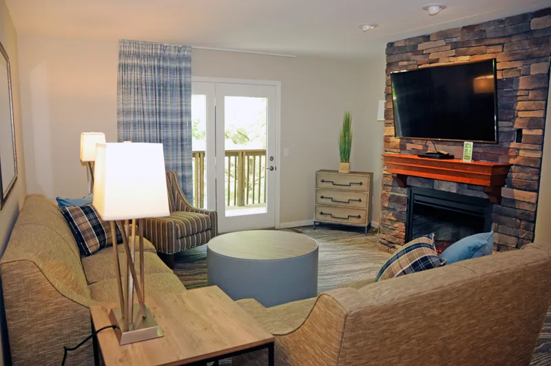Example living area at Summit At Massanutten, The