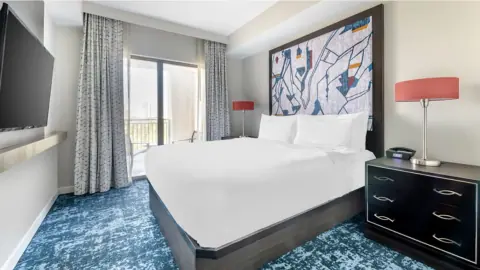 Example bedroom at Las Palmeras By HGVC