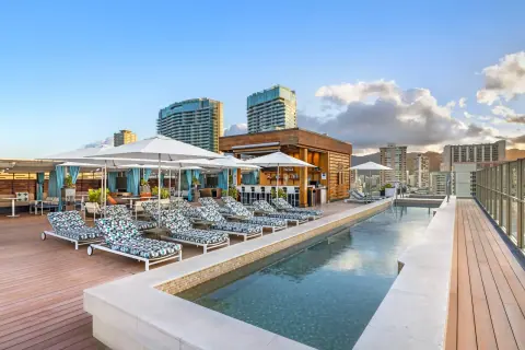 Resort pool at Hokulani Waikiki By Hilton Grand Vacations Club HGVC