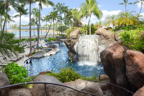 Resort pool at Grand Waikikian By Hilton Grand Vacations Club HGVC