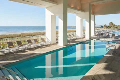 Resort pool at Ocean Enclave By Hilton Grand Vacations Club